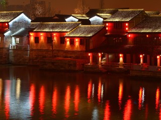 杭州运河夜游