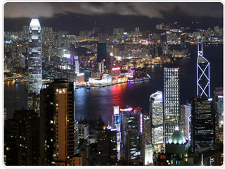 山顶俯瞰夜景